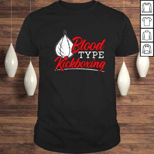 Blood type kickboxing shirt