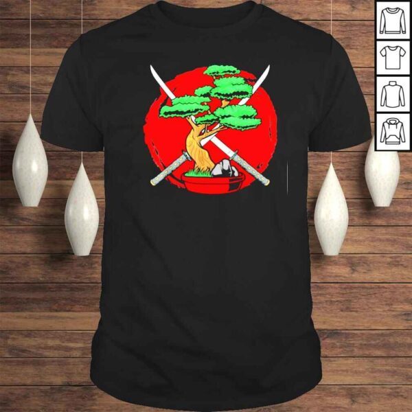 Bonsai Tree Japanese Gardening – Bonsai Tree Katana Japanese Tee Shirt