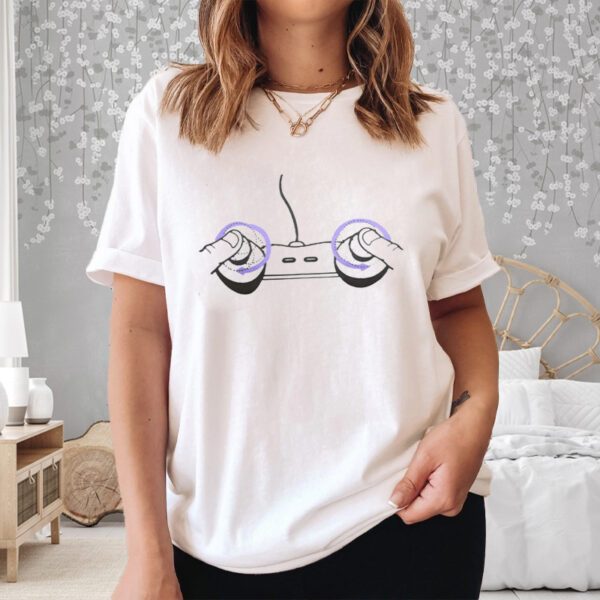 Boob Controller Game Player Shirt