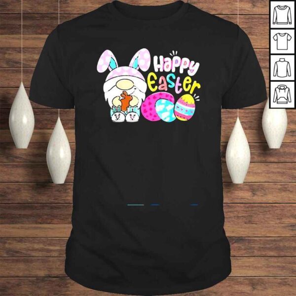 Bunny Gnome Hug Easter Eggs Hunting Happy Easter Day Gift Shirt