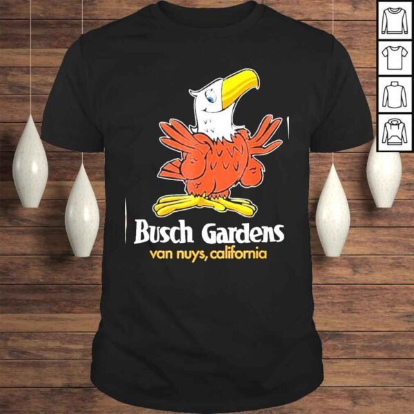 Bush Gardens Van Nuys Amusement Park Vintage Tee Shirt