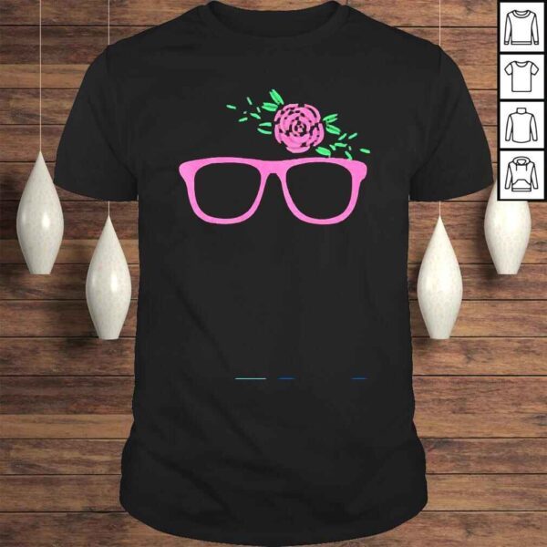 But Did You Dye Easter Cute Bunny Face Glasses Easter Day Shirt