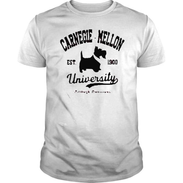 Carnegie Mellon est 1900 University Pittsburgh Pennsylvania shirt