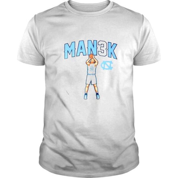 Carolina Tar Heels Brady Manek MAN3K logo shirt