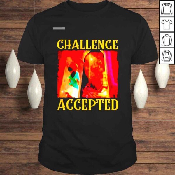 Challenge accepted book shirt