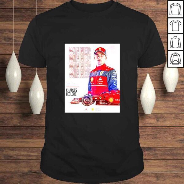 Charles Leclerc Ferrari F1 Wins Bahrain Grand Prix TShirt