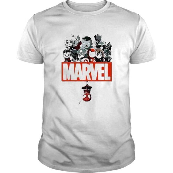 Chibi Marvel Comics shirt