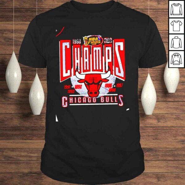 Chicago Bulls Basketball Champions Retro 19911998 Shirt