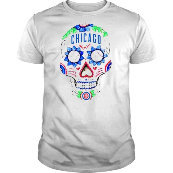 Chicago Cubs Tiny Turnip Sugar Skull Tshirt