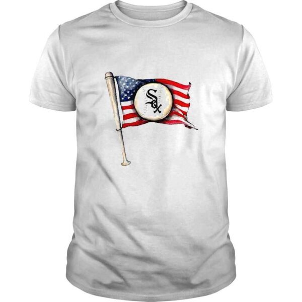 Chicago White Sox Baseball American Flag TShirt