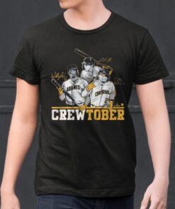 Christian Yelich Willy Adames and William Contreras CREWTOBER Shirt