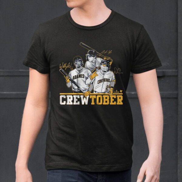 Christian Yelich Willy Adames and William Contreras CREWTOBER Shirt