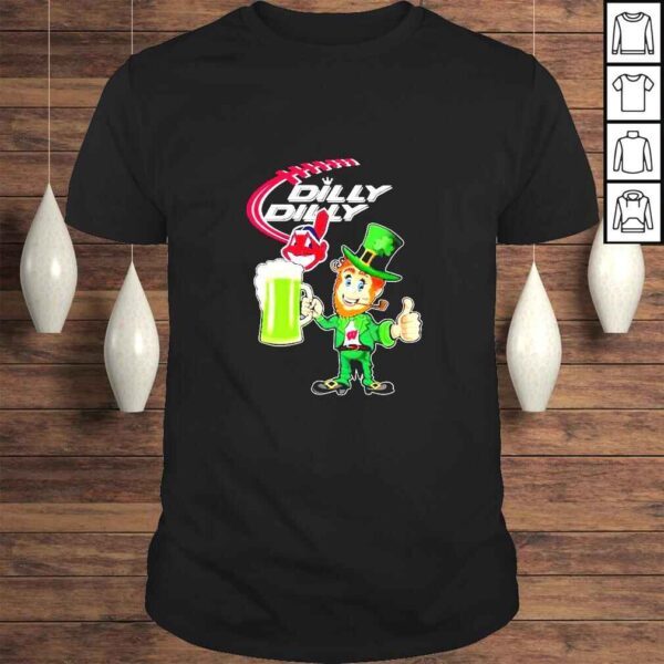 Cleveland Indians Chief Wahoo Dilly Dilly St Patricks Day TShirt