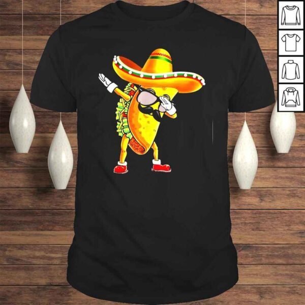 Dabbing Taco Cinco de Mayo Mexican Food Dab Tee Shirt