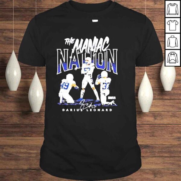 Darius Leonard Maniac Nation Celebration Shirt