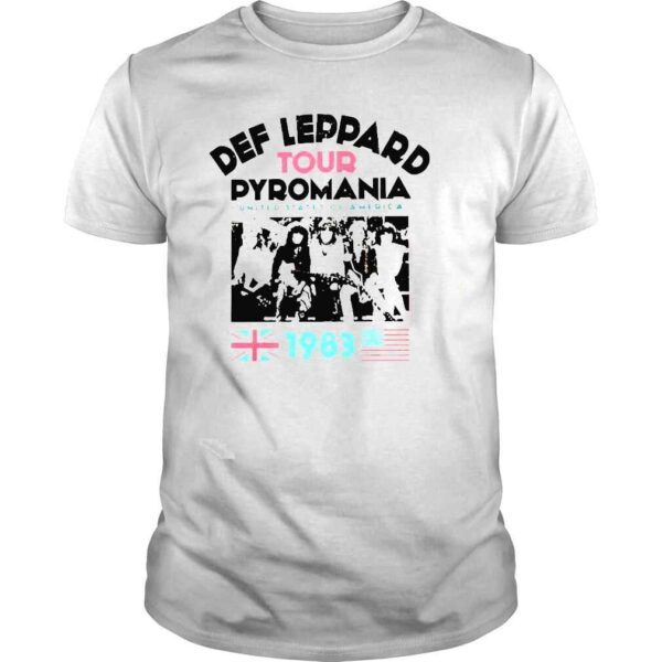 Def Leppard tour Pyromania 1983 Tshirt