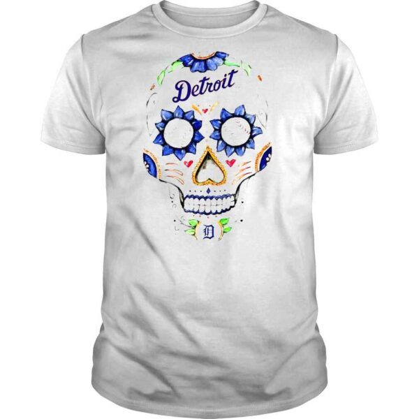 Detroit Tigers Tiny Infant Sugar Skull Tshirt