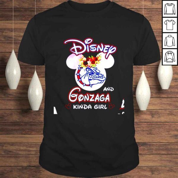 Disney and Gonzaga Kinda girl shirt