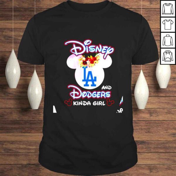 Disney and Los Angeles Dodgers kinda girl shirt