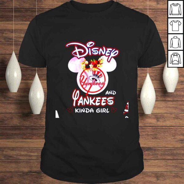 Disney and New York Yankees kinda girl shirt