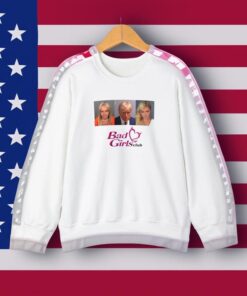 Donald Trump Mug Shot Bad Girls Club Funny Meme Crewneck Sweatshirt Shirts