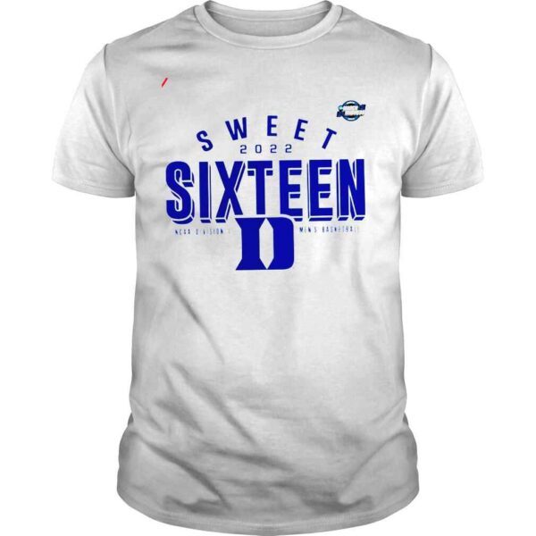 Duke Blue Devils 2022 NCAA Mens Basketball Tournament March Madness Sweet Sixteen Shirt