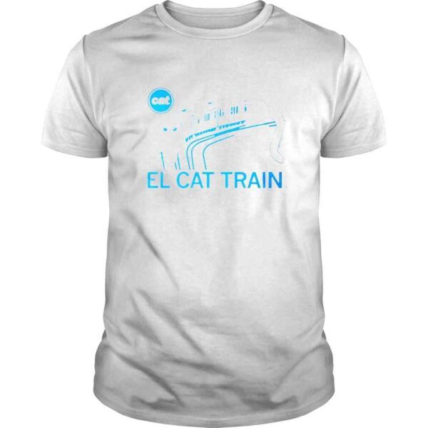 El cat Train Chicago Tshirt