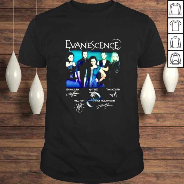 Evanescence band signatures 2022 shirt