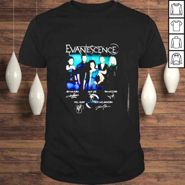 Evanescence thank you for the memories signatures shirt