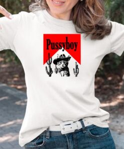 Ezra Miche Pussyboy Cat Cactus T-Shirts