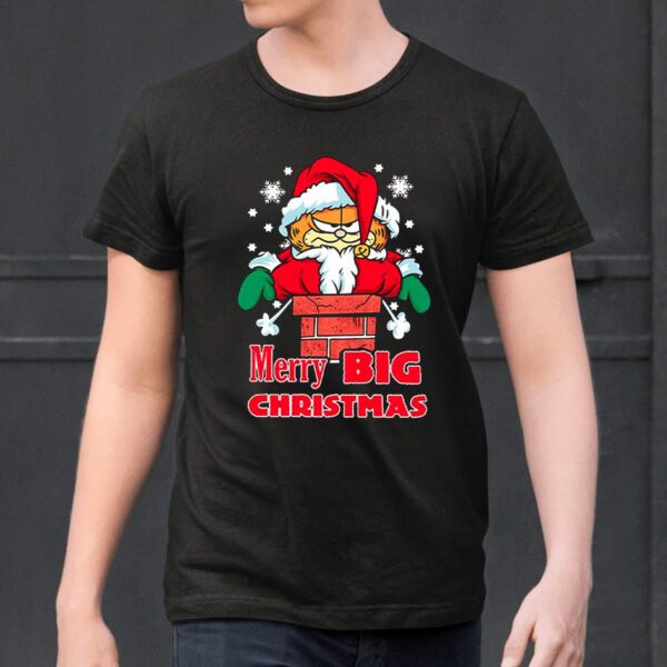 Garfield Cat As Santa Christmas Shirt