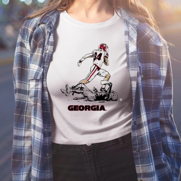 Georgia Bulldogs with this stylish Ladd McConkey Superstar Pose Shirt