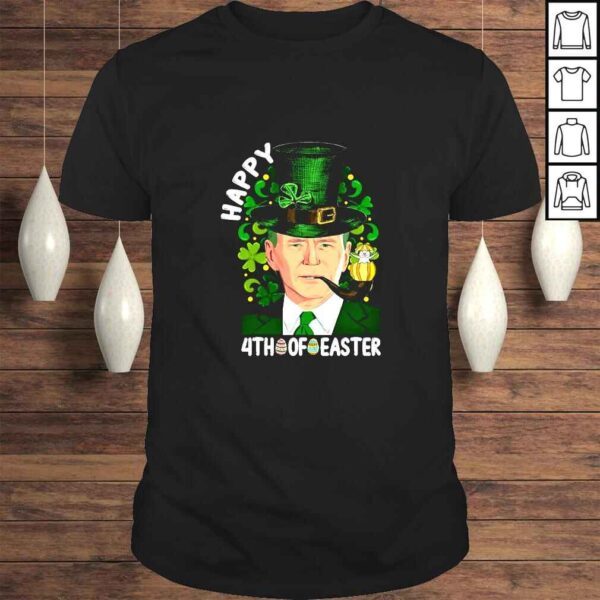 Happy 4th Of Easter Funny Joe Biden Confused St Patricks Day Design TShirt