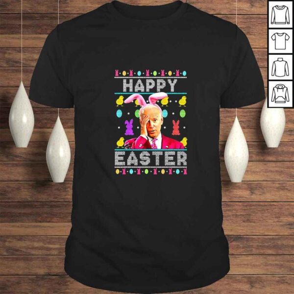 Happy Easter Day Cute Bunny Joe Biden Rabbit Boy Girls Ugly TShirt