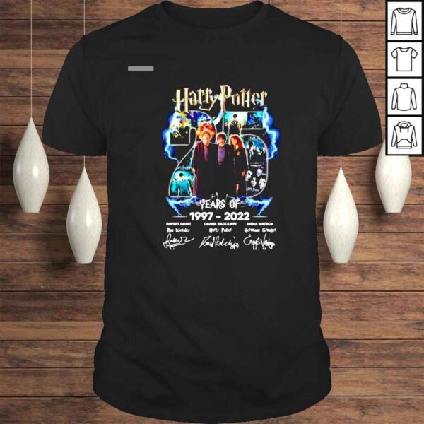 Harry Potter 25 Years Of 19972022 Character Signatures Shirt