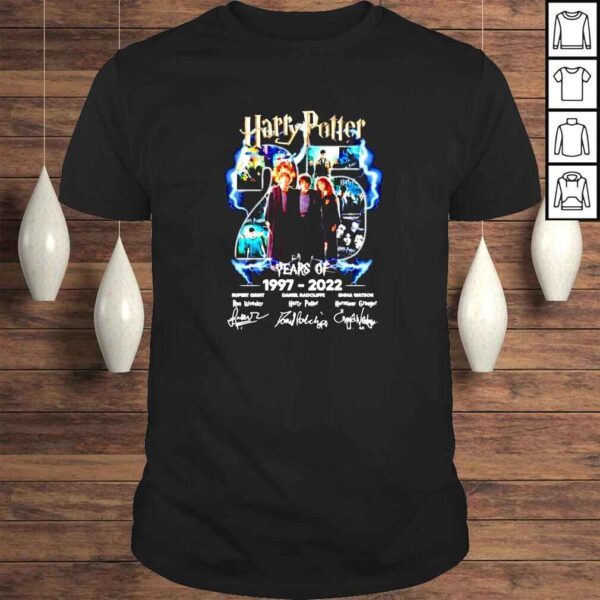 Harry Potter 25 years of 1997 2022 signatures Tshirt