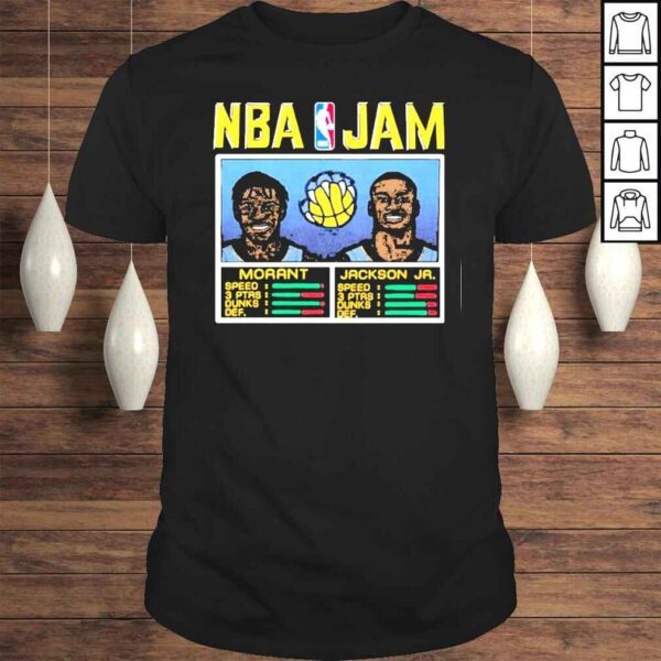 Homage Store Nba Jam Grizzlies Morant And Jackson Shirt