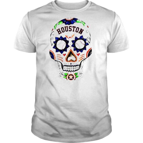 Houston Astros Tiny Infant Sugar Skull Tshirt