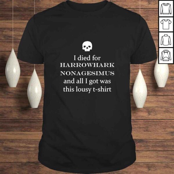 I Died For Harrowhark Nonagesimus And All I Got Was This Lousy TShirt