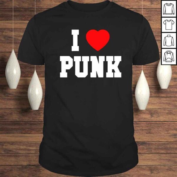 I Love Punk Tee Shirt