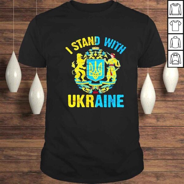 I stand with Ukraine flag 2022 stop the war shirt