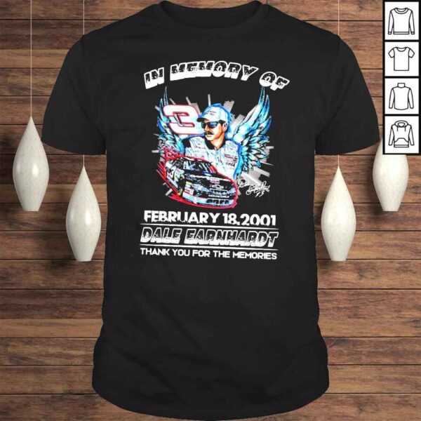 In memory feb 20221 Dale Earnhardt thank You for the memories signature shirt