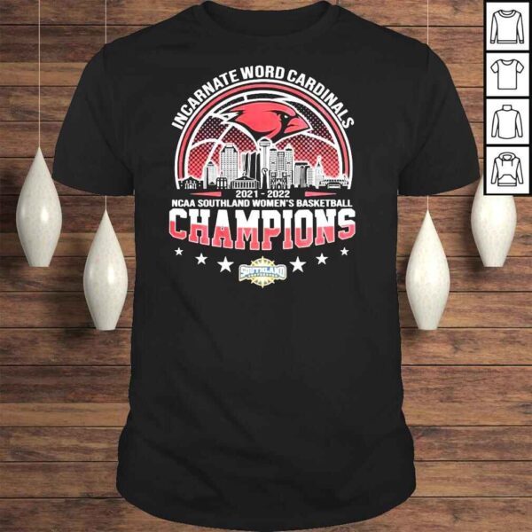 Incarnate Word Cardinals 20212022 NCAA Southland womens basketball Champions shirt