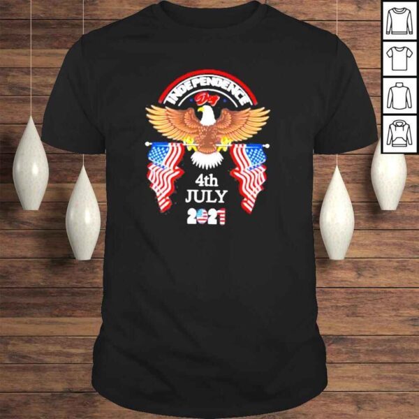 Independence day 4th of july American flag patriotic eagle mullet shirt