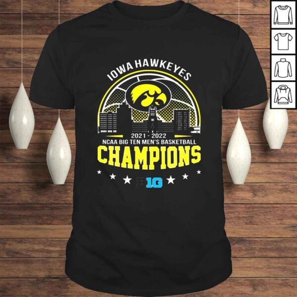 Iowa Hawkeyes 20212022 NCAA Big Ten Mens Basketball Champions shirt