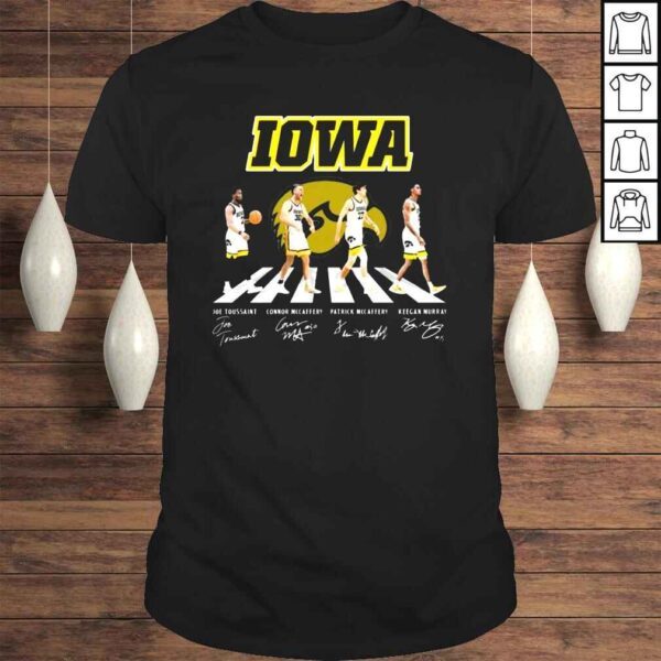 Iowa Hawkeyes Abbey Road Team 2022 Signatures Shirt