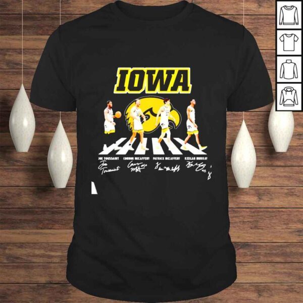 Iowa Hawkeyes Abbey Road signatures shirt