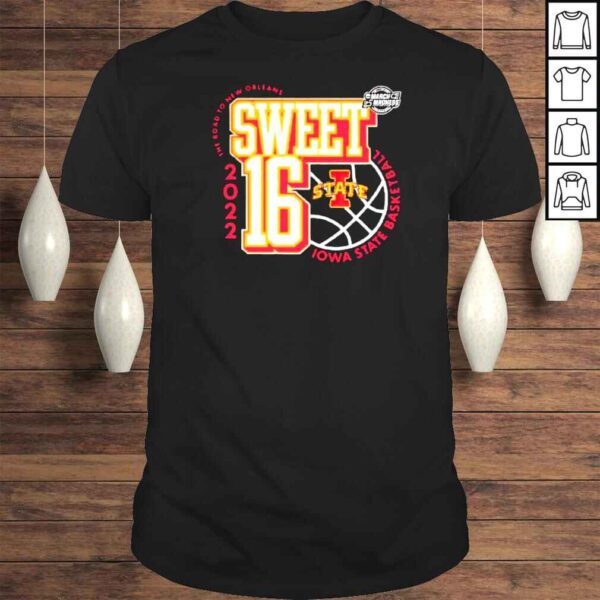 Iowa State Cyclones 2022 NCAA Mens Basketball Sweet 16 Tshirt