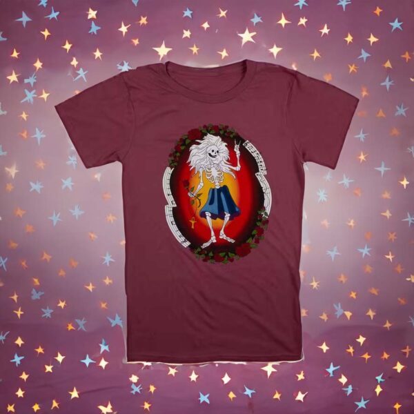 Jerry Garcia Rosebud Organic T-Shirts