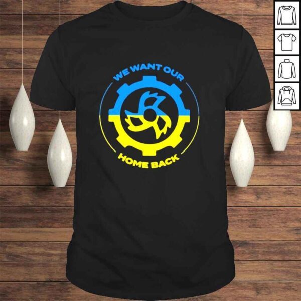 Jinjer We Want Our Home Back Ukraine 2022 Shirt